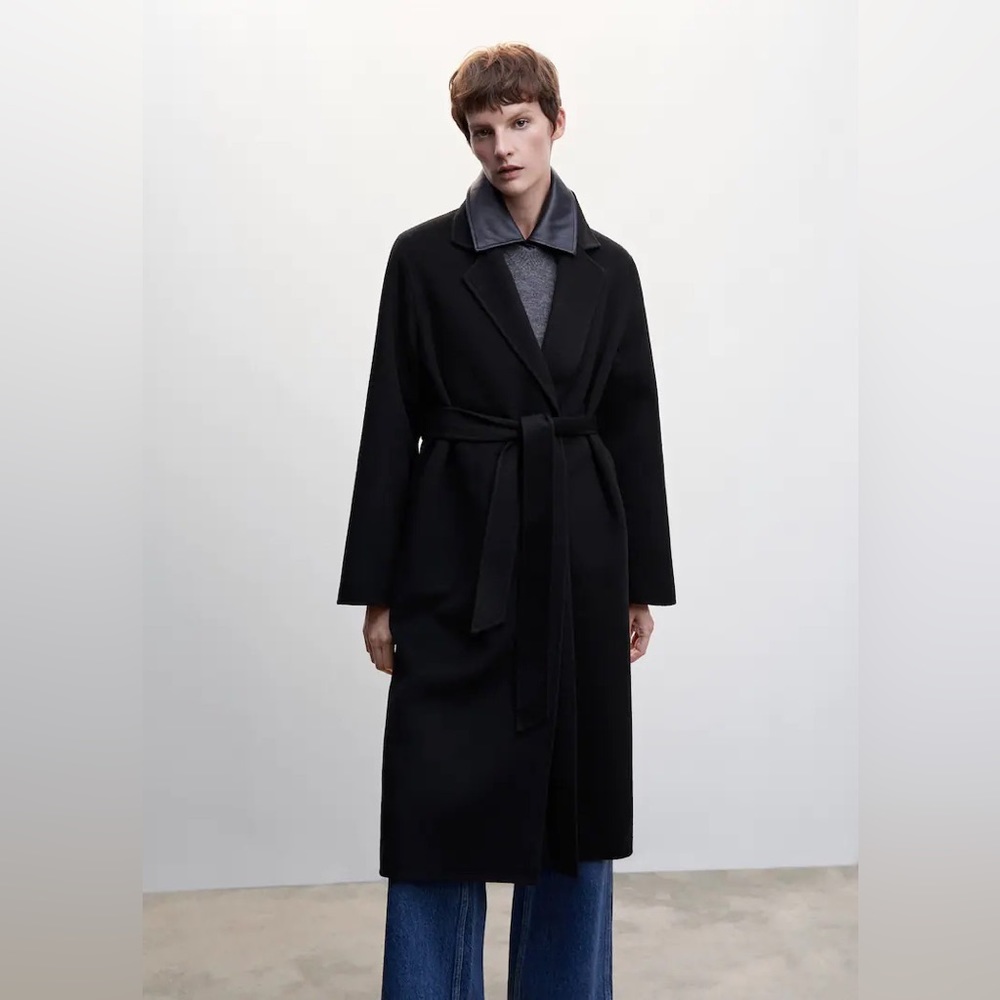 NWT Mango Belted Robe Coat (S/M)